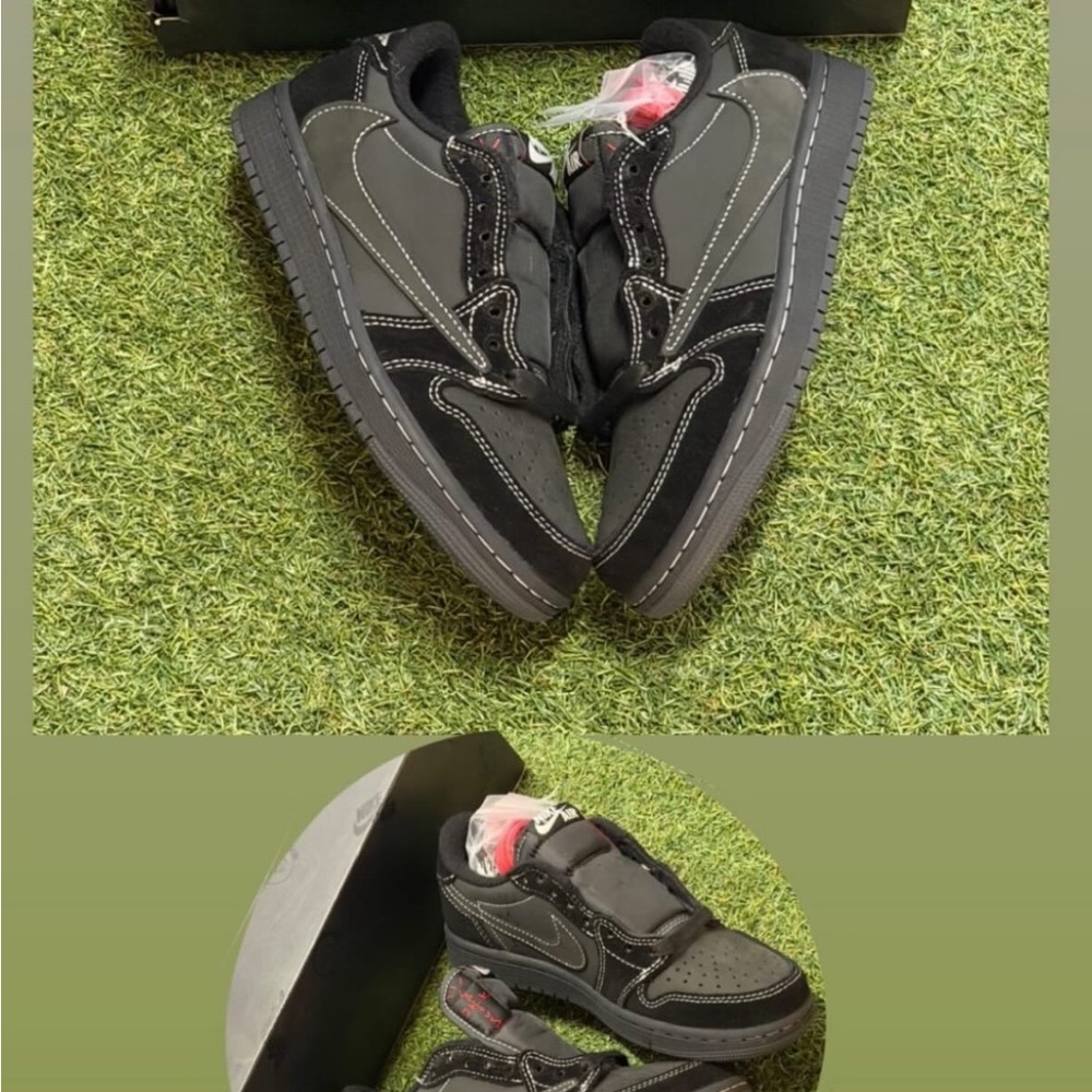 Black and Gray Sneakers